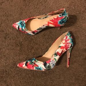 Jessica Simpson Floral Stiletto